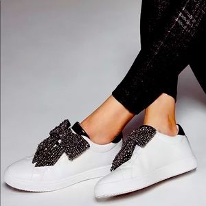 I.N.C. Women's Danelia Rhinestone Bow Sneakers